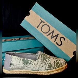 Toms / Alpargata Rope / Mercury Botanical Palm Print